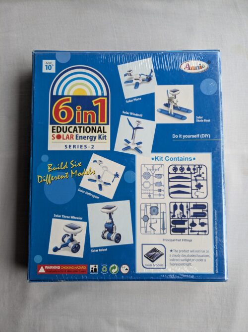 TOYMANIA Educational 6-in-1 Solar Energy KIT Game for Kids