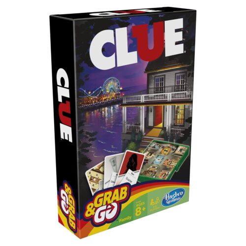 Hasbro Clue Grab and Go Game (Multicolor)