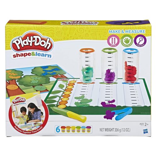 Play-Doh Shape & Learn Make & Measure, For Kids Ages 2 & Up, Multicolor
