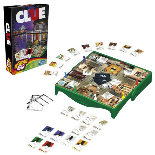 Hasbro Clue Grab and Go Game (Multicolor)