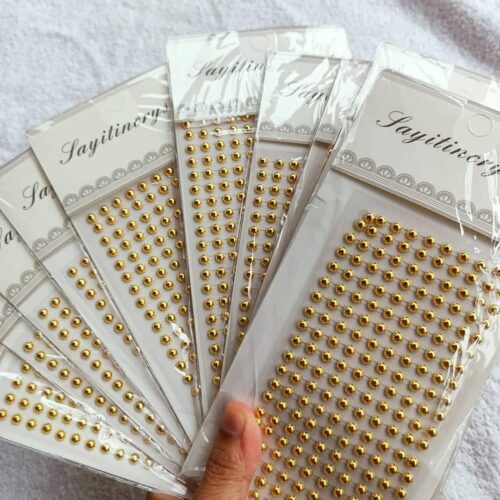Golden Pearl Stickers