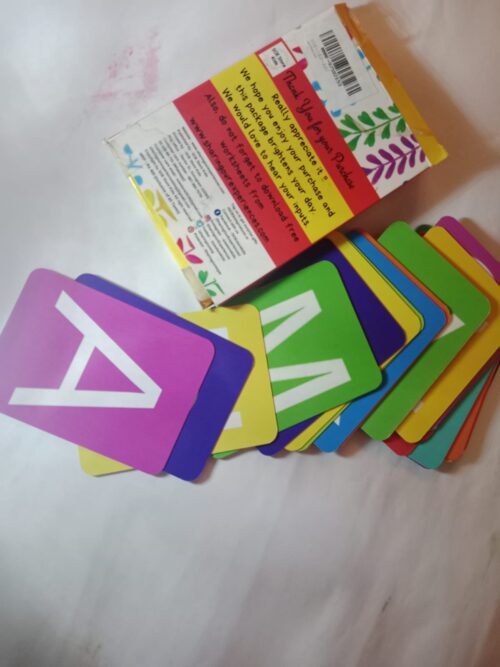 Capital ABC Flash Cards – Interactive Learning Pack for Kids (3+ Years)