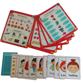 Reusable Brain Booster cards and Emotion cards Combo