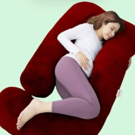 G shaped pregnancy pillow
