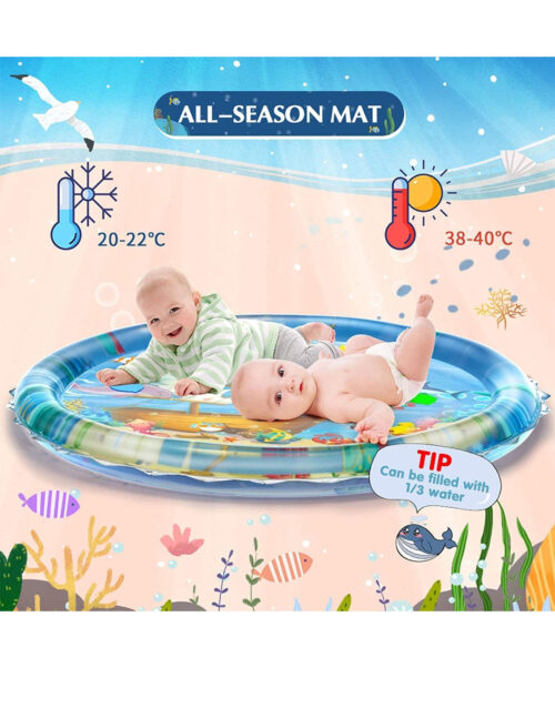 Inflatable Tummy Time Leak Proof Water Play Mat