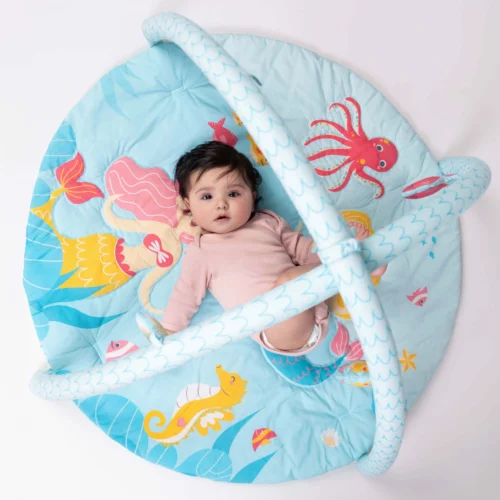 Haus and Kinder Activity Play mat with Rattles