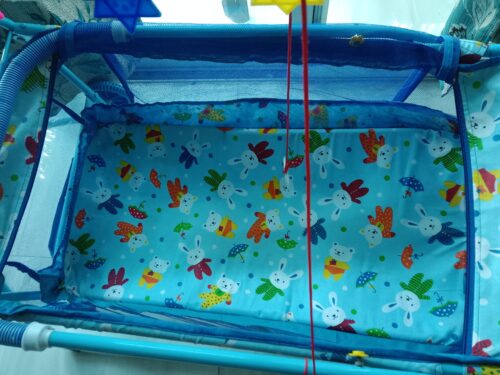 Baby Foldable cradle with swing
