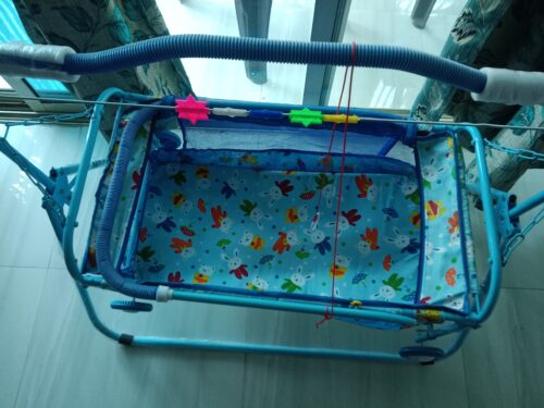 Baby Foldable cradle with swing