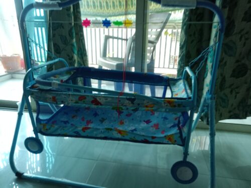 Baby Foldable cradle with swing