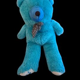 Blue teddy bear
