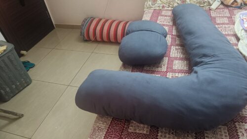 H-Shaped Maternity & Feeding Pillow – Comfort & Support for Moms-to-Be and New Moms