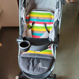 R for Rabbit Premium Chocolate Ride Baby Stroller & Pram – Stylish Rainbow Edition (6 Months to 3 Years)