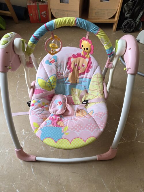 Mastela Baby Swing – Comfortable & Soothing with Hanging Toys