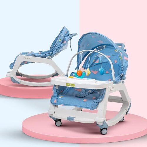 Baybee 5-in-1 Rocker & Feeding Chair for Babies – Versatile Comfort & Play (Used, Under 1 Year)