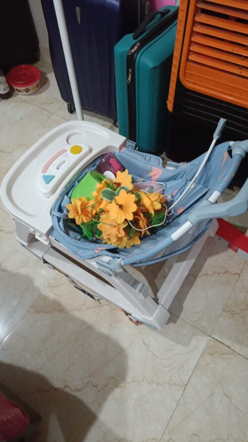 Baybee 5-in-1 Rocker & Feeding Chair for Babies – Versatile Comfort & Play (Used, Under 1 Year)