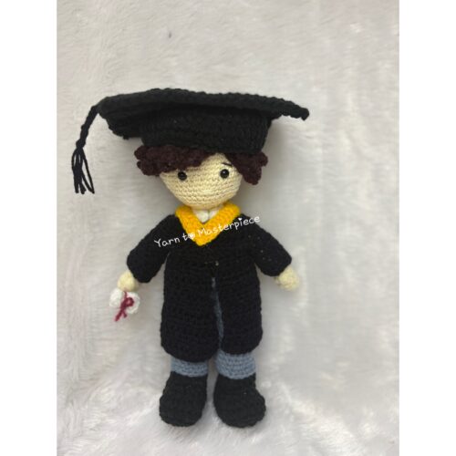 Crochet Handmade Graduation Doll – A Keepsake of Achievement