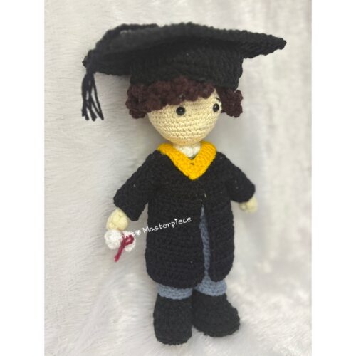 Crochet Handmade Graduation Doll – A Keepsake of Achievement