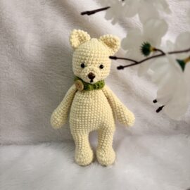 Crochet Handmade Bear Soft Toy – Cuddly, Cute & Crafted with Love