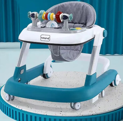 Babyhug 3-in-1 Walker – Activity Walker, Push Walker & Meal Table Combo