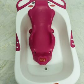 LuvLap Bubble Baby Bathtub with Anti-Slip Bath Chair – Safe, Comfy & Practical Bathing Combo for Little Ones