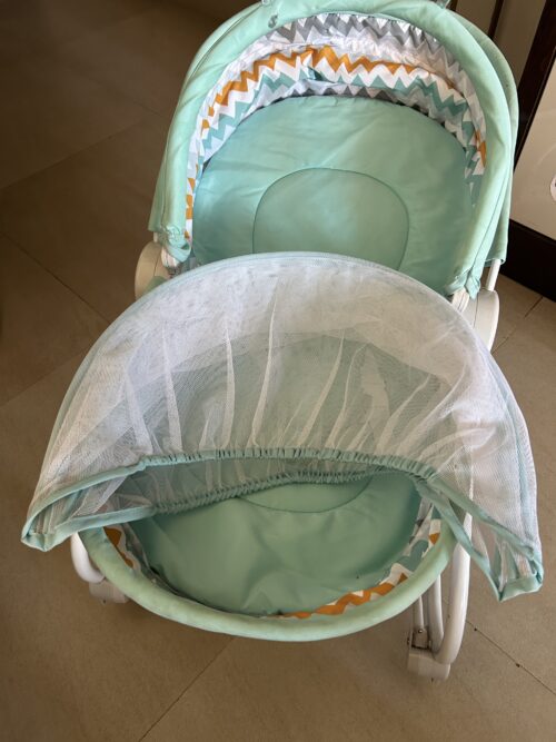 Babyhug Soothing Baby Rocker – Music, Vibration & Dual Mode | Like New