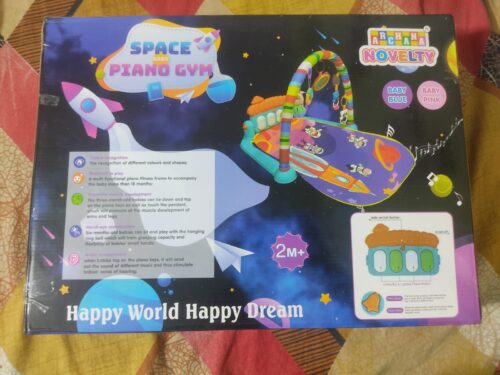 Archana Novelty Space Baby Piano Gym – Sensory Play Mat with Keyboard & Hanging Toys | Brand New