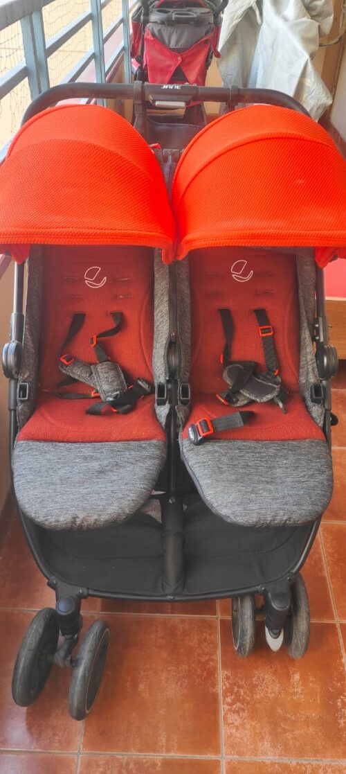 Nomads Unisex Twinlink Stroller (0 to 6 Years)