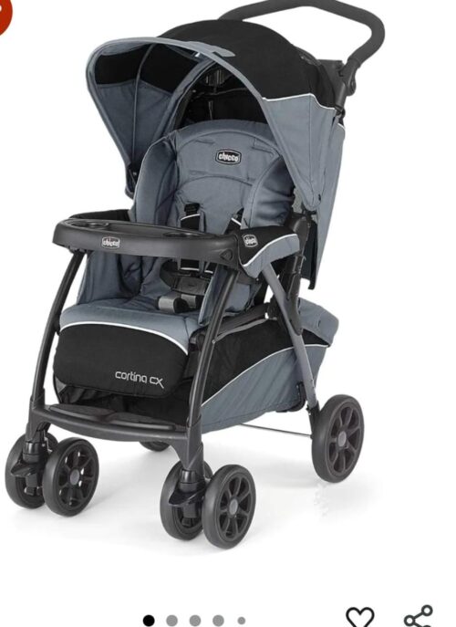 Chicco Cortina Cx Stroller Iron Stroller (Multi, Black)