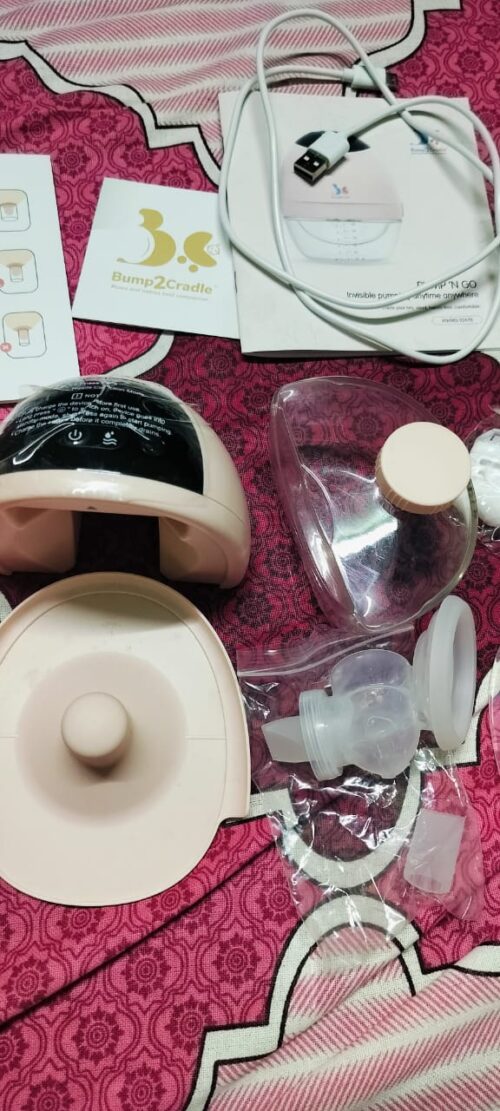 Bump2Cradle Wearable Breast Pump – Hands-Free, Rechargeable & Gently Used | Like New with Full Accessories