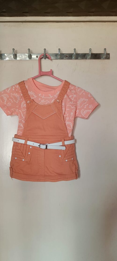 Pantaloons Orange 2-Piece Set with Belt – Brand New | Stylish & Comfy