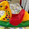 REZNOR Giraffe Ride-On Rocker – Non-Toxic Plastic Toy for Toddlers (Multicolor, 9 Months–3 Years)