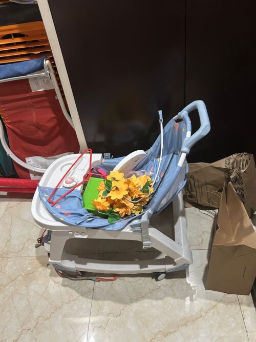 Baybee 5-in-1 Rocker & Feeding Chair for Babies – Versatile Comfort & Play (Used, Under 1 Year)