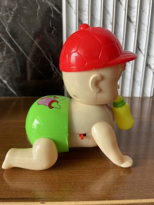 Crawl & Glow Baby Buddy – Interactive Crawling Toy with Lights & Sound