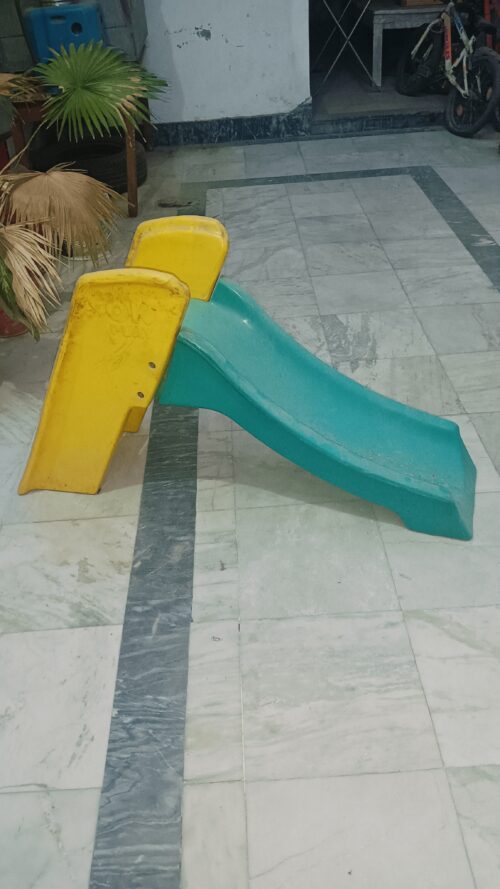 Sturdy Slide & Swing Combo – Yellow & Blue | For Ages 2 to 5 Years