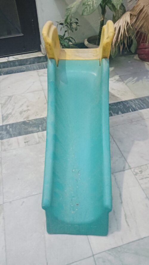 Sturdy Slide & Swing Combo – Yellow & Blue | For Ages 2 to 5 Years