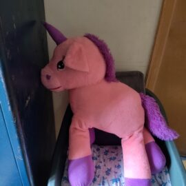 Unicorn soft toy