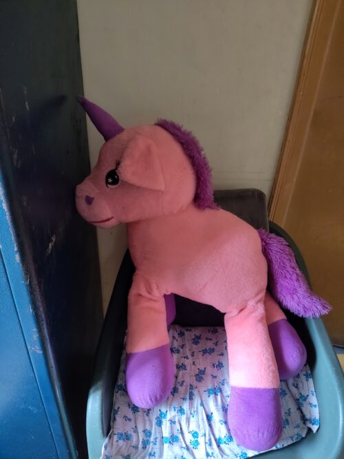 Unicorn soft toy