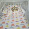 Baby Jalebi Portable Baby Bed with Mosquito Net – Gently Used | Super Soft & Cozy