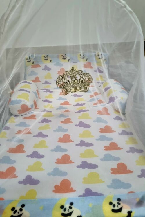 Baby Jalebi Portable Baby Bed with Mosquito Net – Gently Used | Super Soft & Cozy