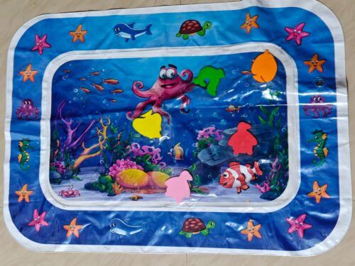 Azhari Tummy Time Water Play Mat – Gently Used | 3–6 Months