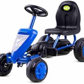 Baybee Kids Mini Cruiser Pedal Go Kart – Blue Ride-On Toy Car