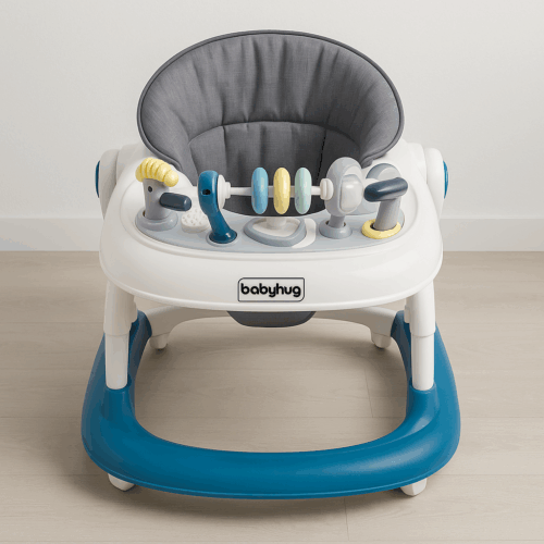 Babyhug Convertible Walker & Push Walker | Adjustable Height, Music & Lights | Gently Used – 2024