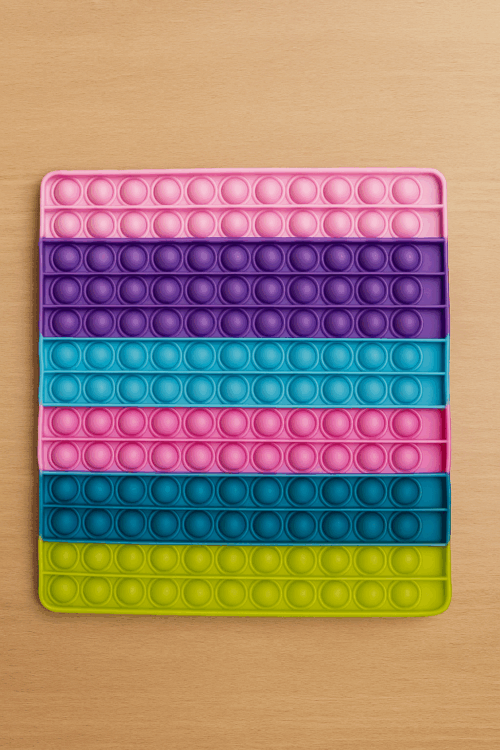 Rainbow Pop-It Fidget Mat – Sensory Fun That Pops!