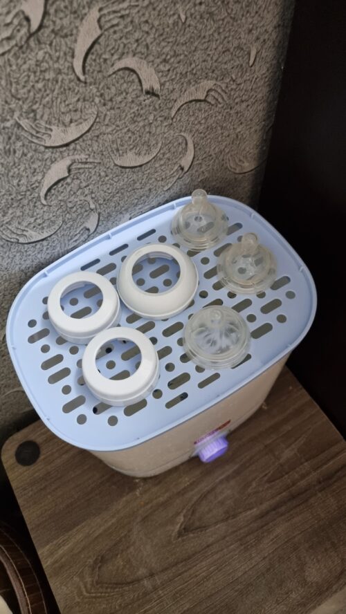 Fisher-Price 6 Bottle Sterilizer Cum Dryer for Baby Milk Bottles and Accessories - (Sterilizer Cum Dryer)