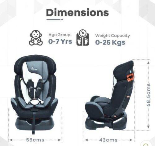 R for Rabbit - Jack N Jill Grand baby car seat for 0 to 7 years