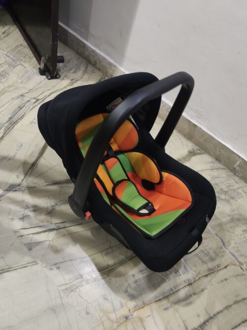 R for Rabbit Picaboo Carry Cot & Rocker – 4-in-1 Infant & Baby Car Seat (Multicolor)