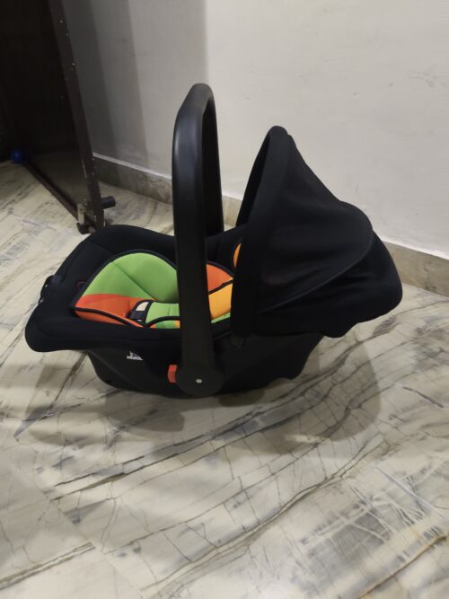 R for Rabbit Picaboo Carry Cot & Rocker – 4-in-1 Infant & Baby Car Seat (Multicolor)