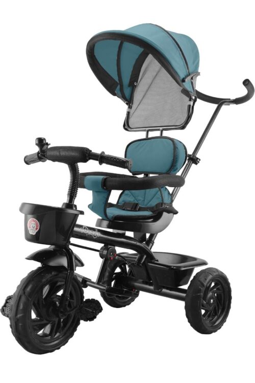 Babyhug tricycle with folded canopy