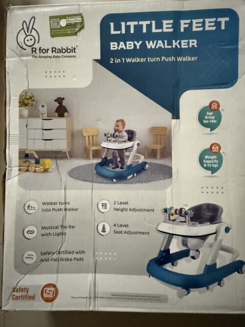2 in 1 Walker Turn Push Walker – Versatile & Fun for Growing Babies