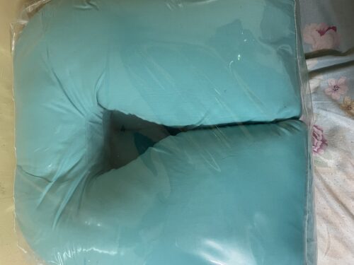 Full-Body Maternity Pillow – Teal U-Shaped Support
